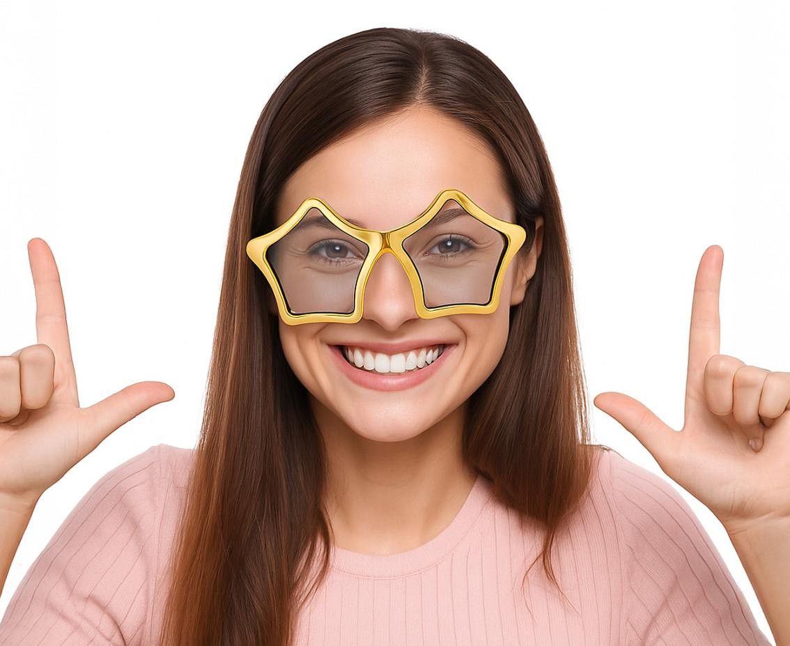 "Gold Stars" glasses